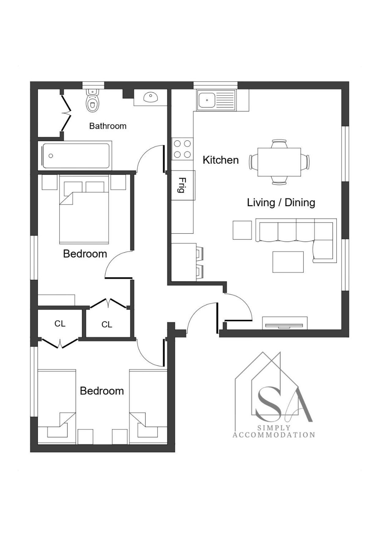 Spacious 2Br Flat - 2 Free Parking Spaces - Near Lgw Airport Кролей Экстерьер фото